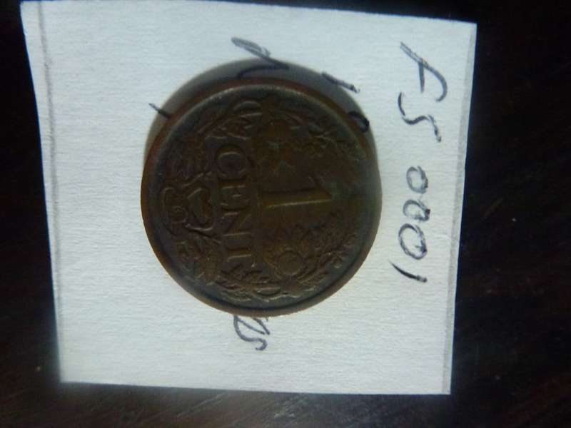 1930 Netherlands 1 cent