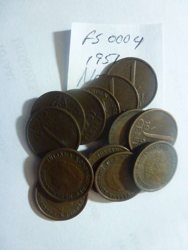 1951 Netherlands 1 cent