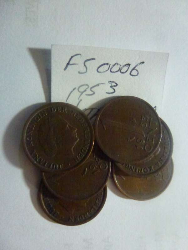 1953 Netherlands 1 cent