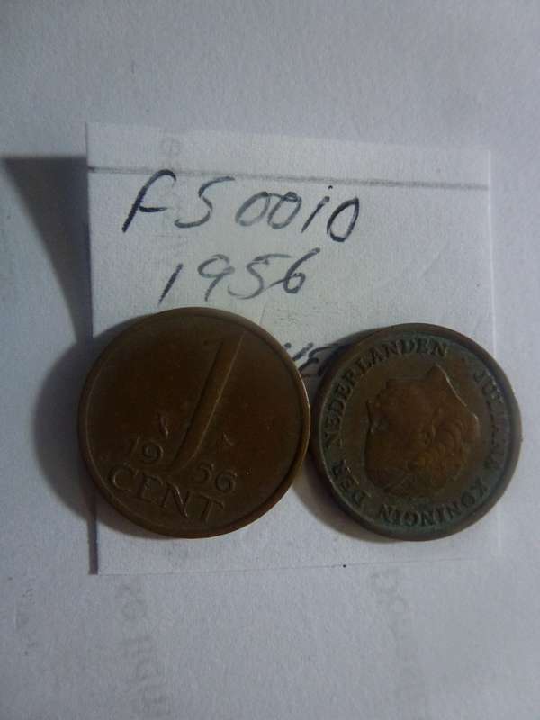 1956 Netherlands 1 cent