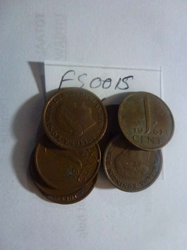1961 Netherlands 1 cent
