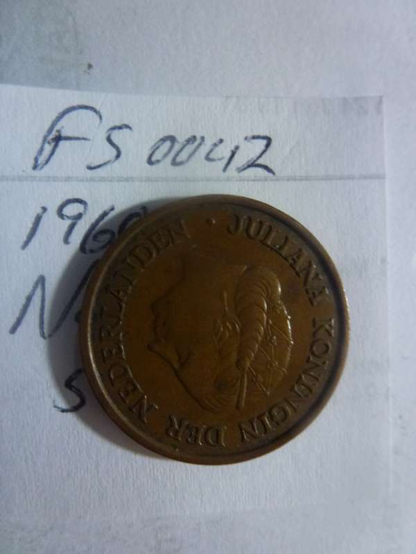 1960 Netherlands 5 cent