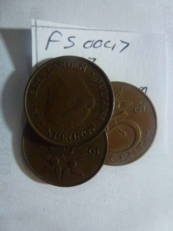 1967 Netherlands 5 cent