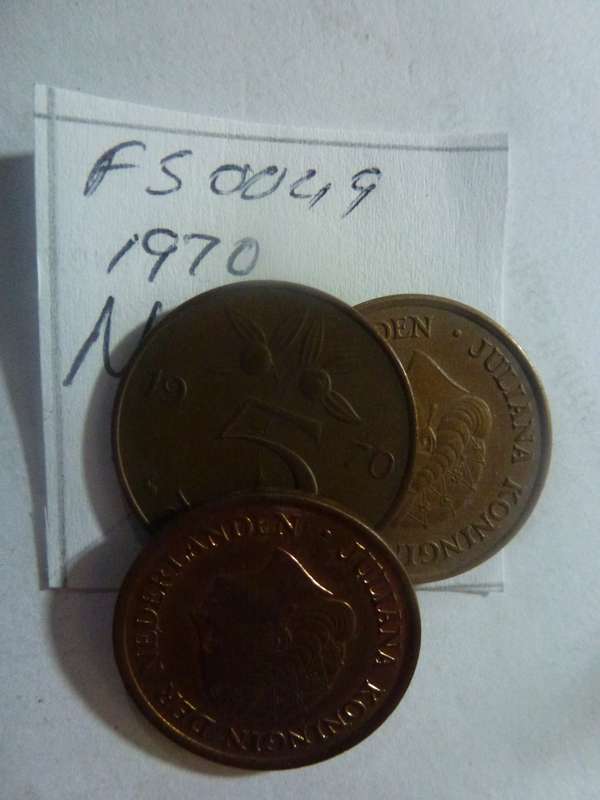 1970 Netherlands 5 cent