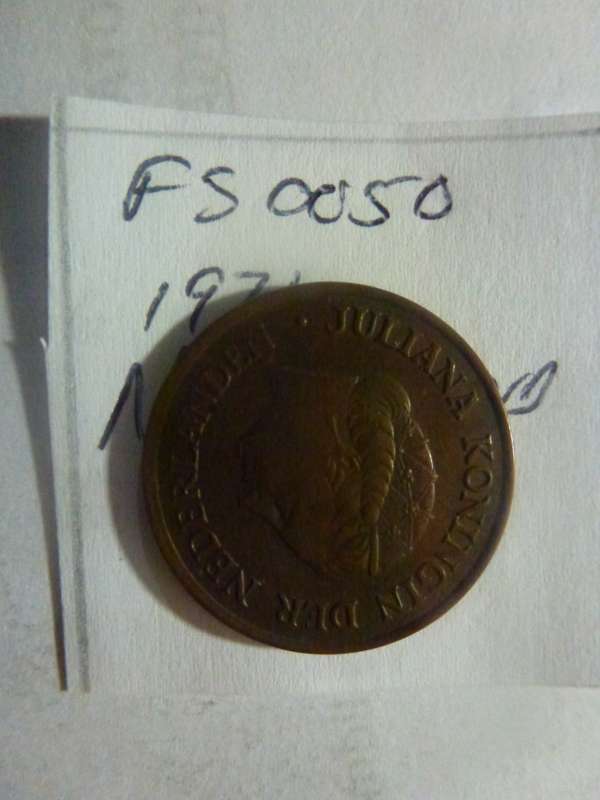 1971 Netherlands 5 cent