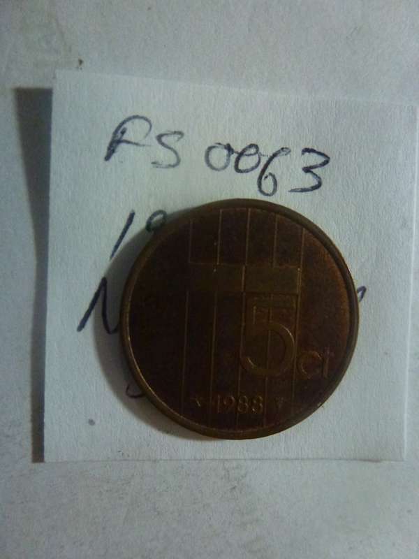1988 Netherlands 5 cent