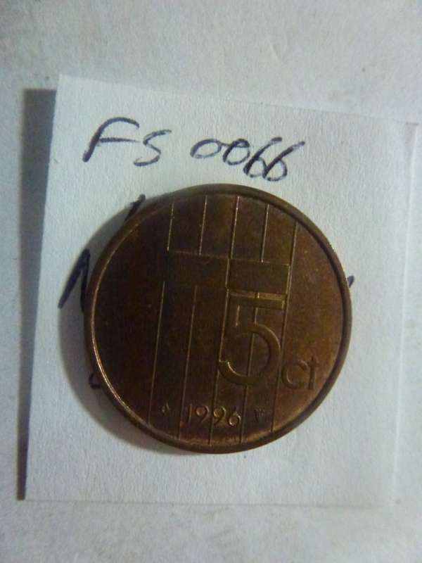 1996 Netherlands 5 cent