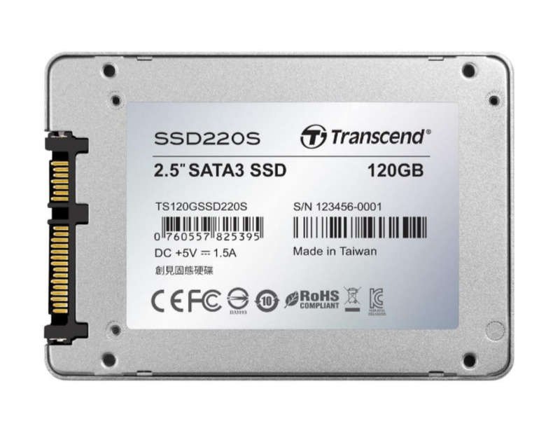 Transcend 120GB 2.5'' Sata3 SSD220 SSD Drive