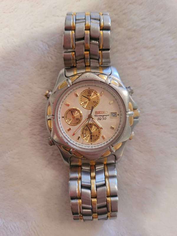 Seiko 7t32 chronograph works partially