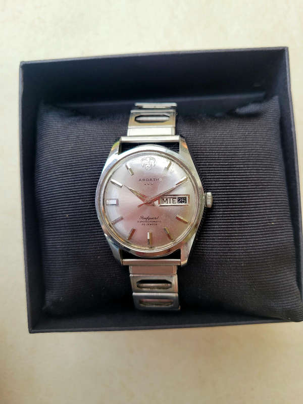 Rare Vintage Ardath Reefguard 25 Jewel Super Automatic Watch