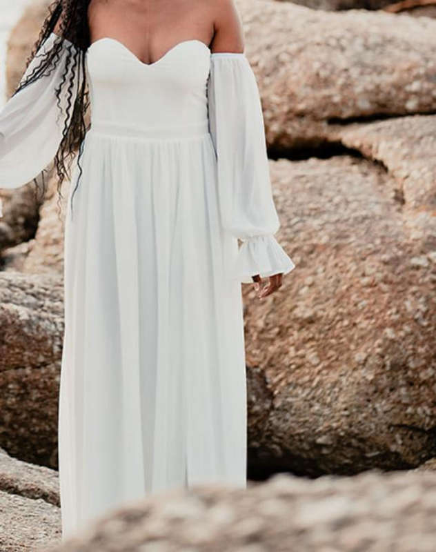 Wedding dress for sale only worn once still new  size XS