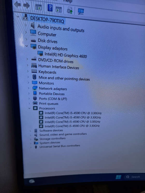 4TH GEN CORE I5 PROLINE PC TOWER 8GB  RAM4TB HARD DRIVE