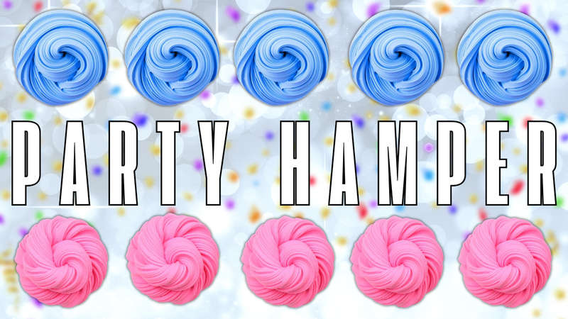 Slime 10 pack party hamper (5 blue superhero slimes and 5 pink princess slimes) BULK ORDER