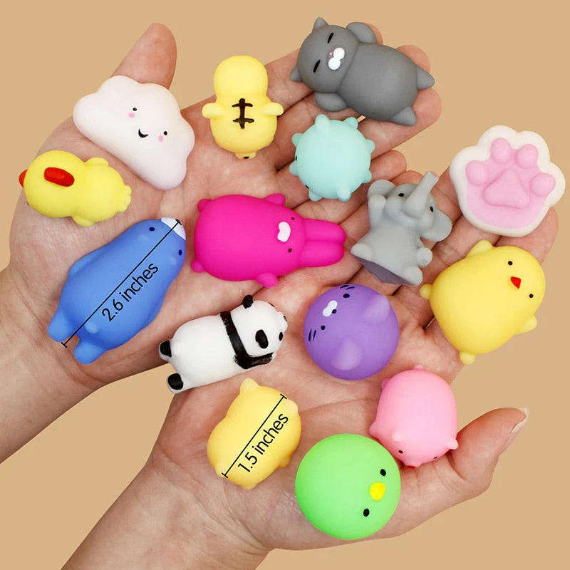 Mochi squishy toy (bundle of 5 squishies) Mochi Squishies Kawaii Animal Squishy Toys For Kids [5cm]