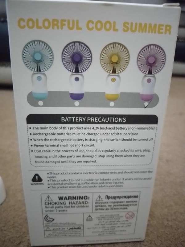 FAN - MINI PORTABLE FAN - KEEP COOL - Brand New