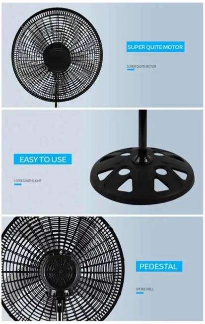 Brand New COMBO Deal - 18 inch Oscillating Stand Fans - Pack of 2