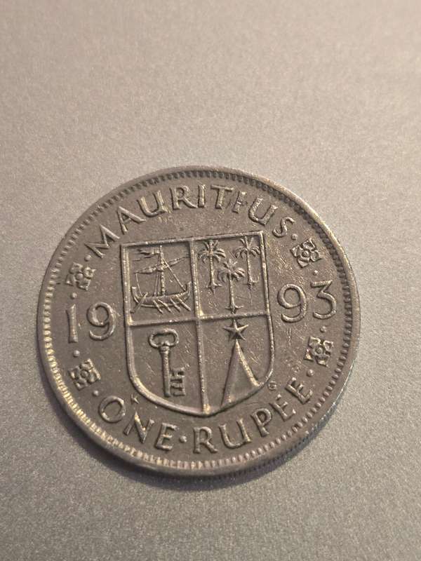 1993 Mauritius 1 Rupee