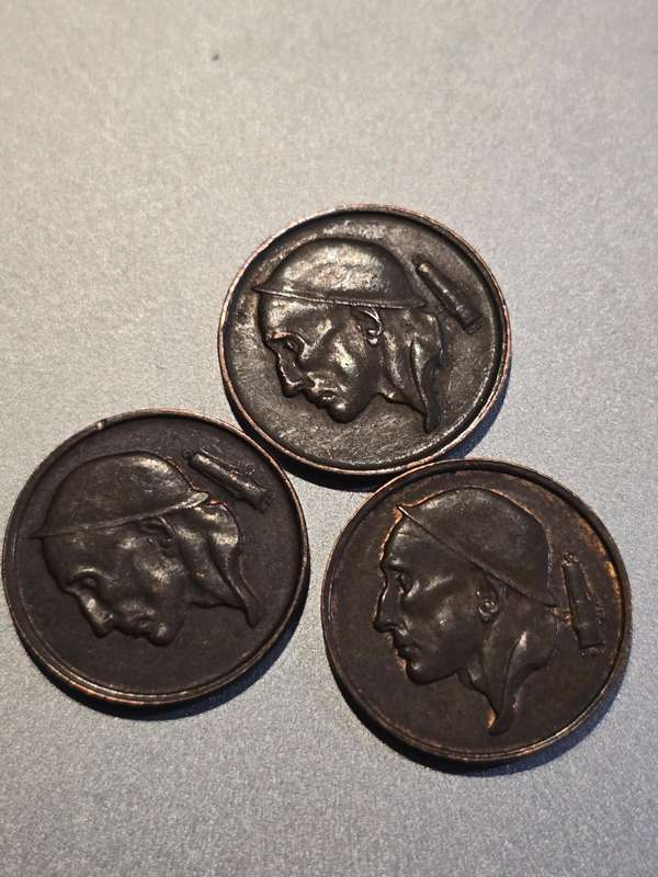 3 Belgium 50 cents