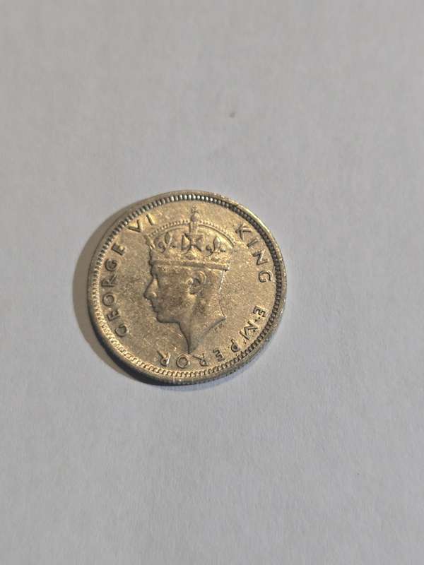 1944 Southern Rhodesia 6 pence - very rare
