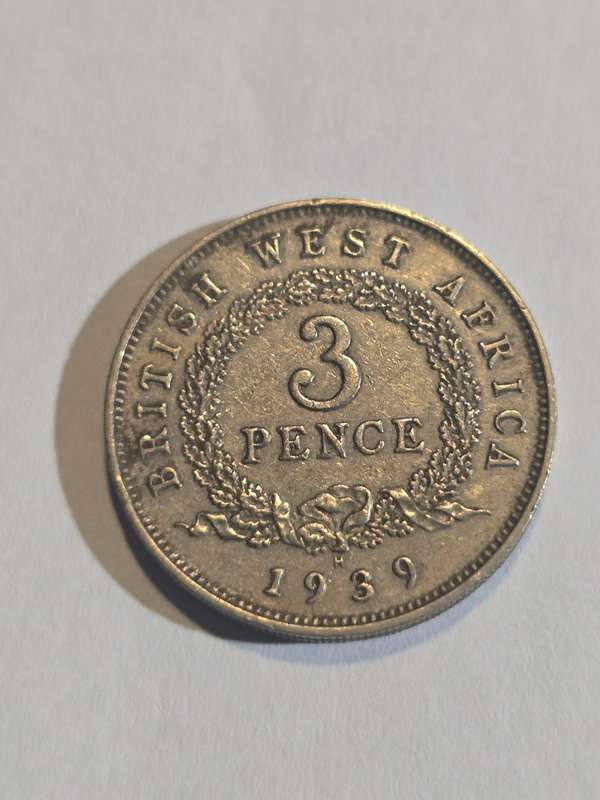 1939 British West Africa 2 Pence- very rare