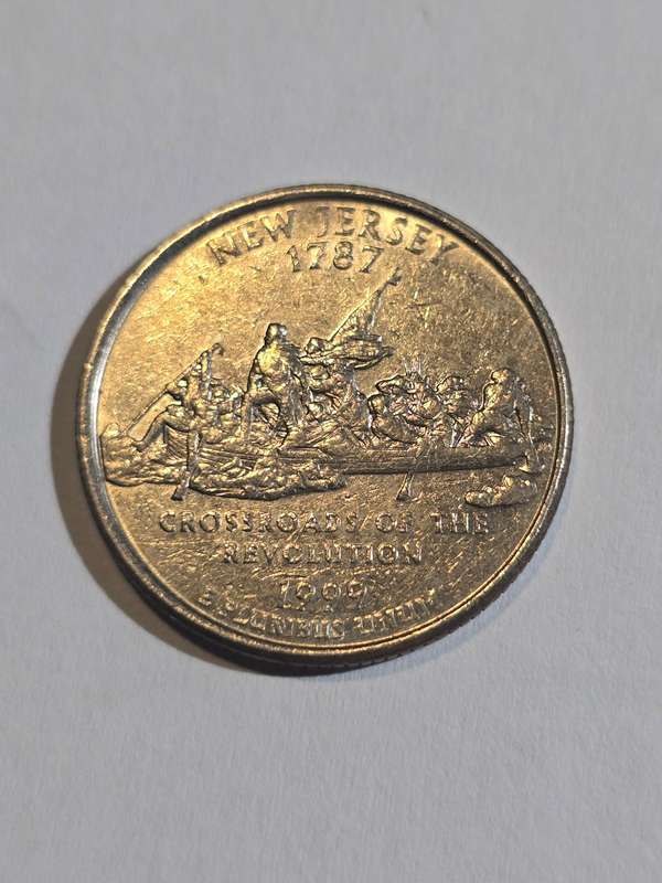1999 USA New Yersey - revolution coin