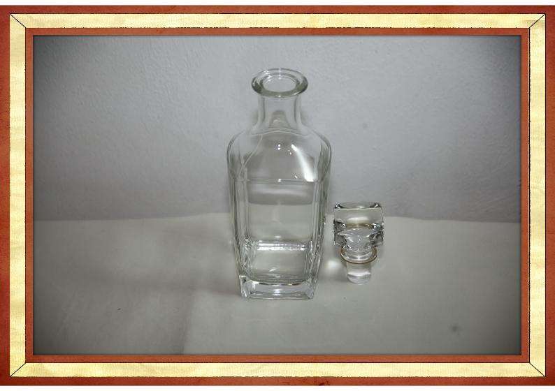Glass Whisky Decanter (1 x Glass Decanter)