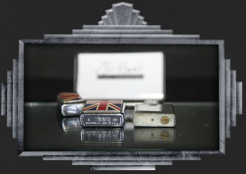 Lighter: Model ( Zippo ) : Marked Bradford P.A. Made in USA.