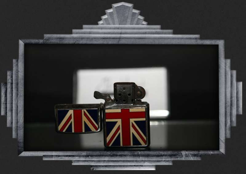 Lighter: Model ( Zippo ) : Marked Bradford P.A. Made in USA.