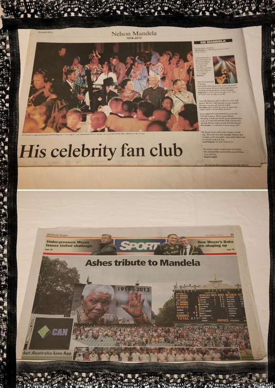 Mr Nelson Mandela Newspaper and Magazine Articles/Publications.
