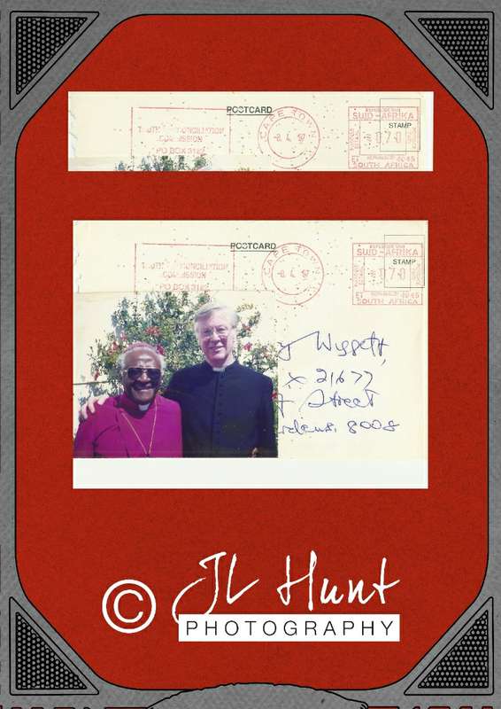 Desmond Tutu _ Original Hand written card.