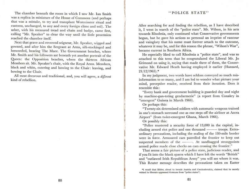 Douglas Reed - The battle for Rhodesia