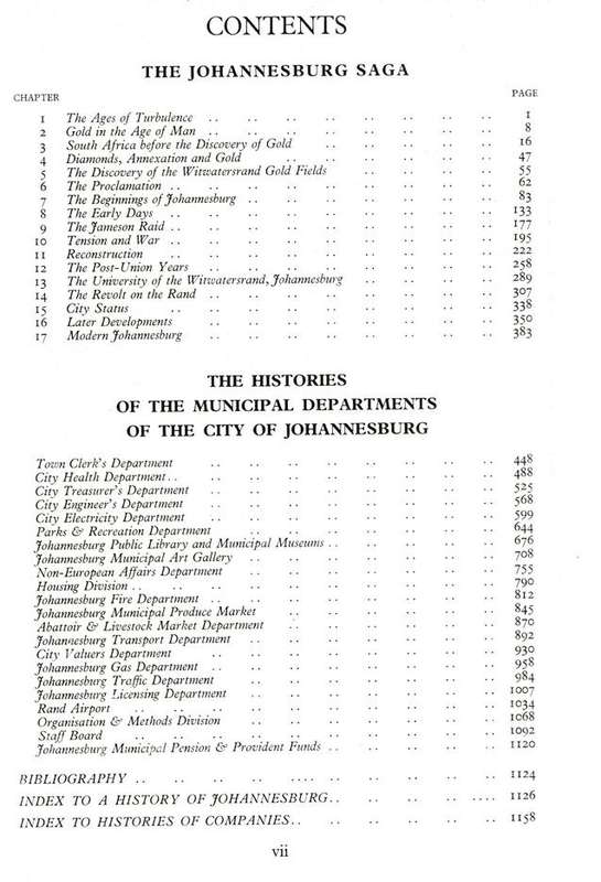 The Johannesburg saga