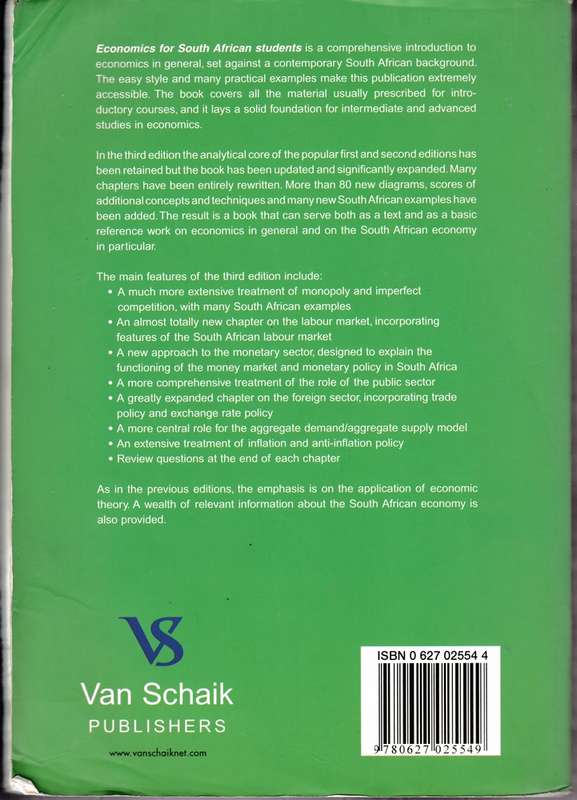 Philip Mohr - Economics for South African Students 3rd Edition