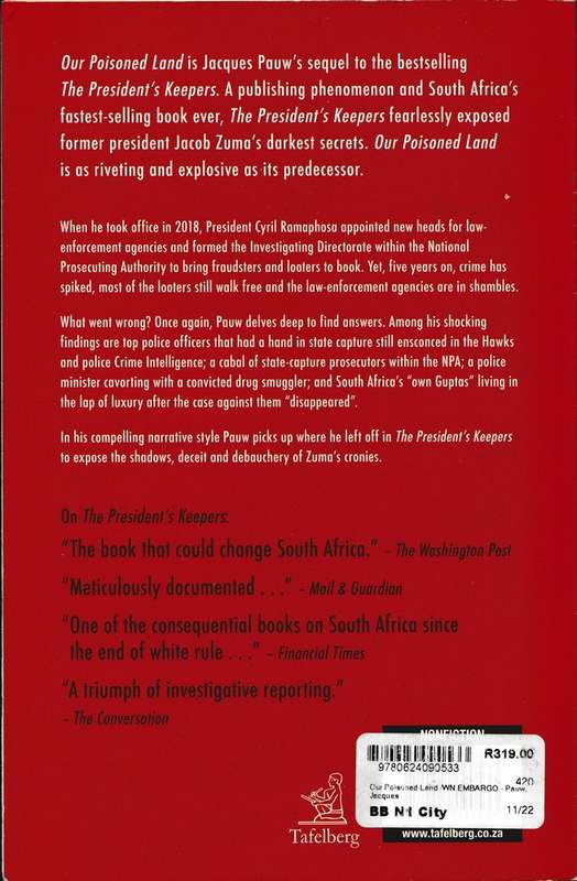 Jacques Pauw - Our poisoned land