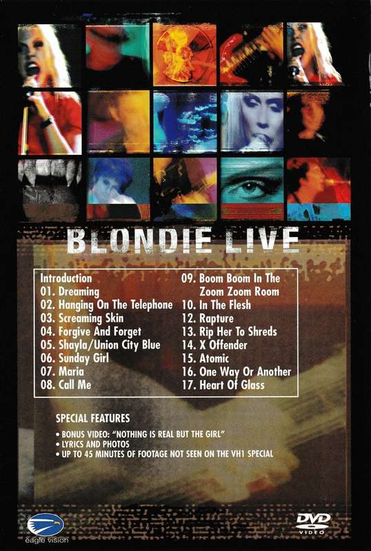 Blondie Live DVD (unused)