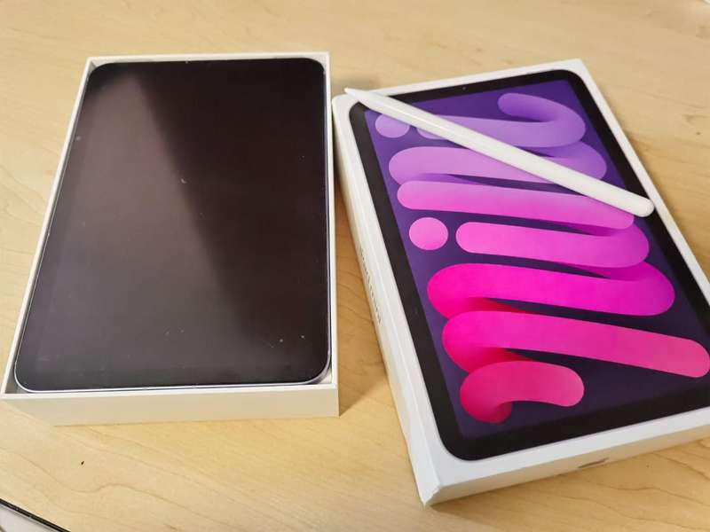 iPad Mini 6 + Paperlike Screen Protector & Pencil (2nd Gen) for Repair/Parts!
