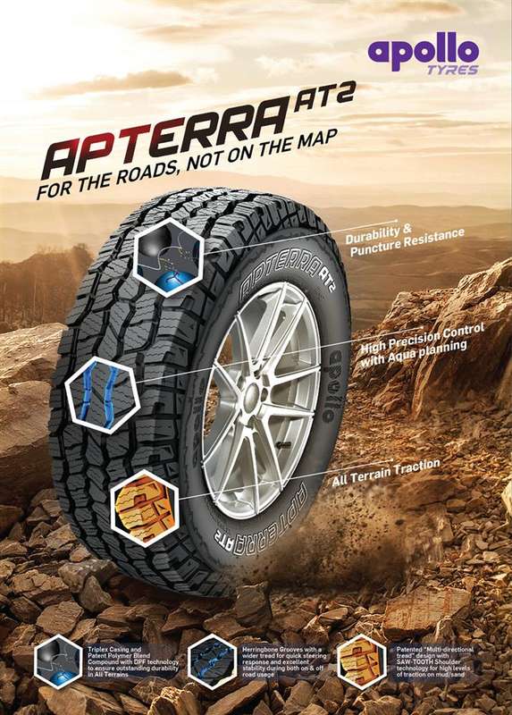 265/70R16 Apollo Apterra AT2 121/118S E3P 10PR LT - 2657016