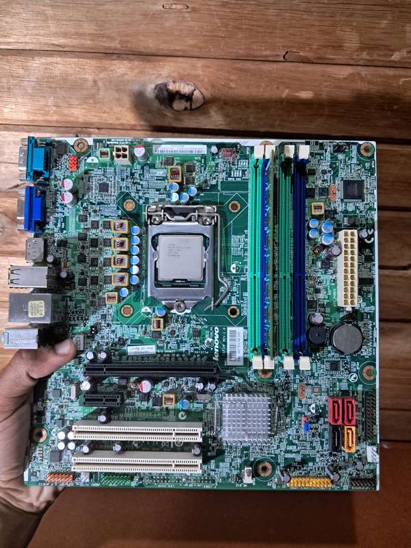 Lenovo IS6XM Rev: 1.0 Motherboard, Intel Core i3 2100 CPU + CPU Fan and 4GB DDR3 RAM, M81 & M91 M91p
