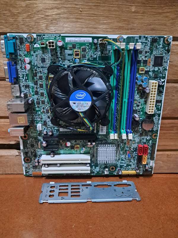 Lenovo IS6XM Rev: 1.0 Motherboard, Intel Core i3 2100 CPU + CPU Fan and 4GB DDR3 RAM, M81 & M91 M91p