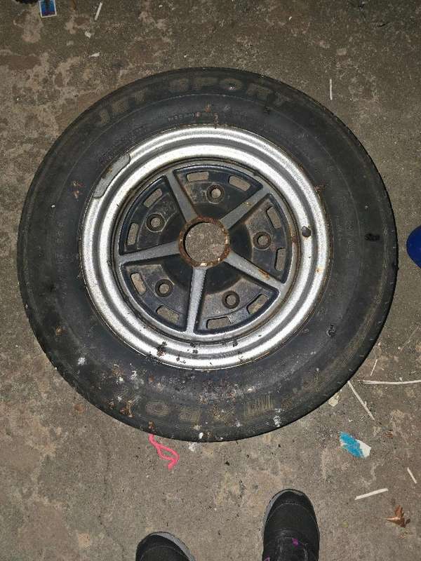 Original VW Beetle Rims & Tires  Set of 2 LOT 2