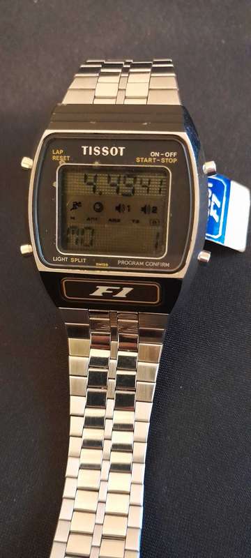 Vintage Tissot F1 Sensor LCD Watch