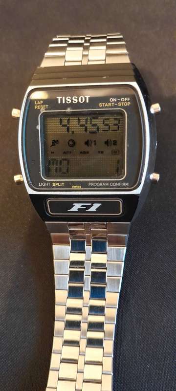 Vintage Tissot F1 Sensor LCD Watch