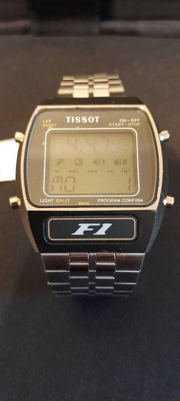 Vintage Tissot F1 Sensor LCD Watch