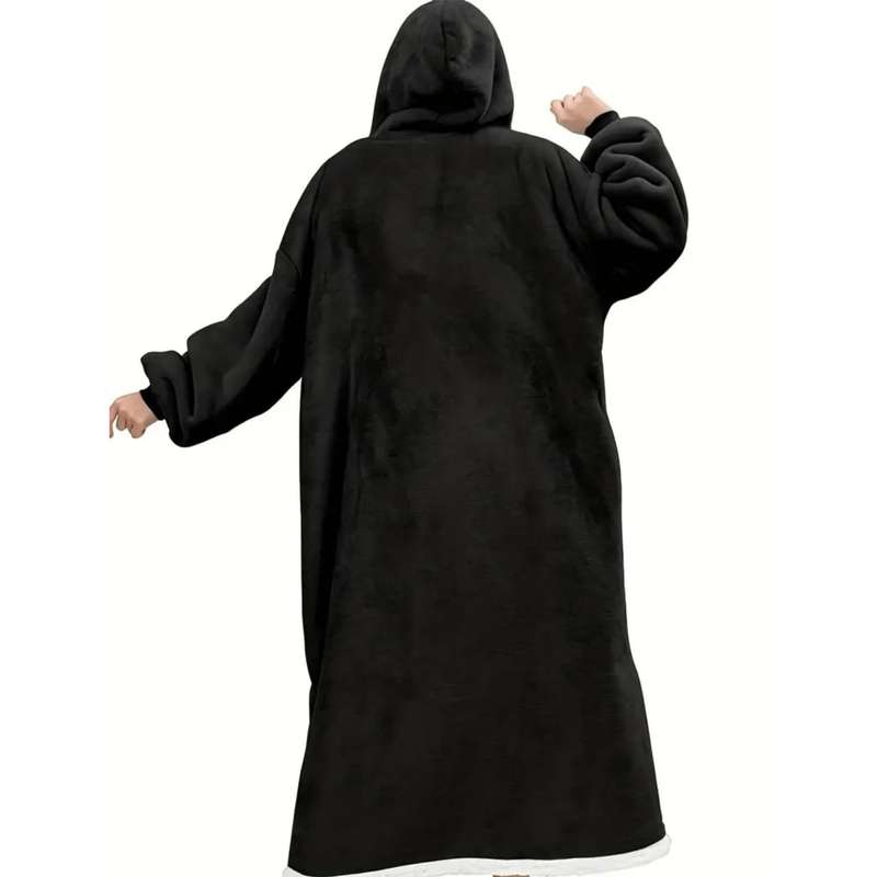 Unisex Pajamas Hooded Warm Robe