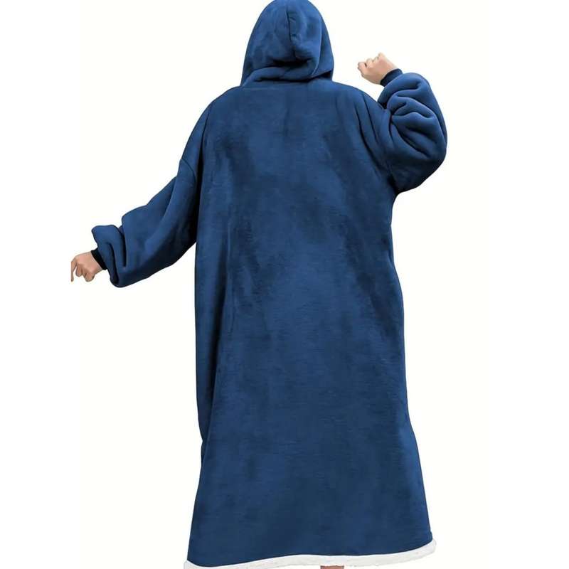 Unisex Pajamas Hooded Warm Robe