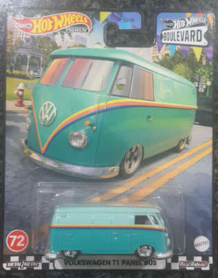 HOT WHEELS BOULEVRT VOLKSWAGEN T1 PANEL BUS