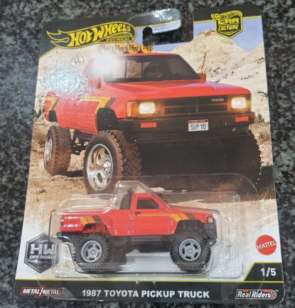 Hot Wheels - Car Culture - 1987 Toyota Pickup Truck