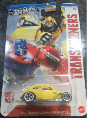 HOT WHEELS CUSTOM VOLKSWAGEN BEETLE TRANSFORMERS