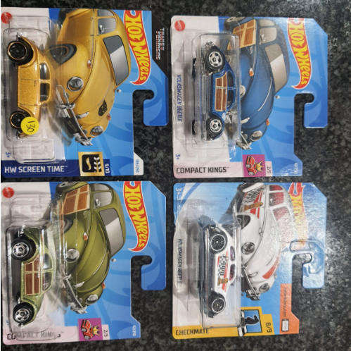 HOT WHEELS VOLKSWAGEN BEETLE COMBO 4 CARS