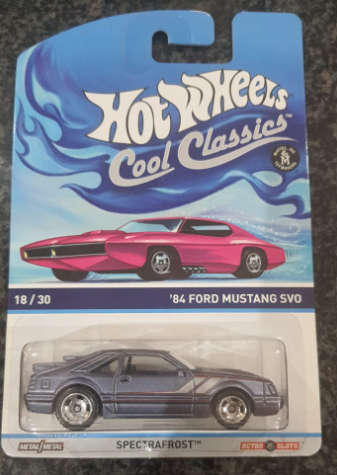 HOT WHEELS '84 FORD MUSTANG SVO COOL CLASSICS SPECTRAFROST